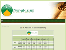 Tablet Screenshot of nurulislam.org